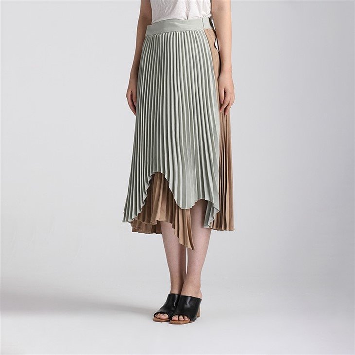 Women's Pleated Long Skirt